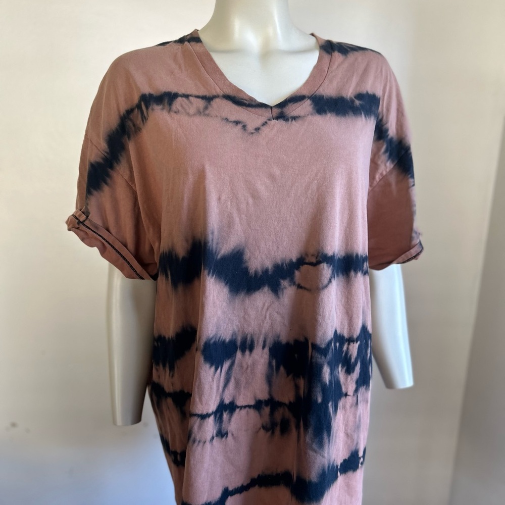 fruit of the loom 2xl Tie-Dye V-Neck T-Shirt